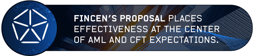 FinCEN proposal places effectiveness at the centerof AML