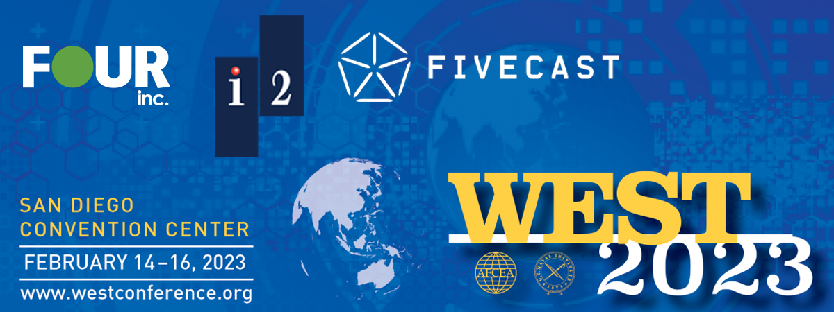 Fivecast is Sponsoring AFCEA WEST with FourInc and I2 Group