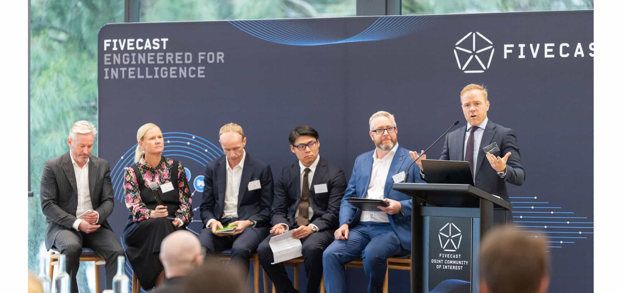 Panel moderated by Sam Pearce from the Fivecast Australia OSINT team with guest speakers from across the intelligence industry. 