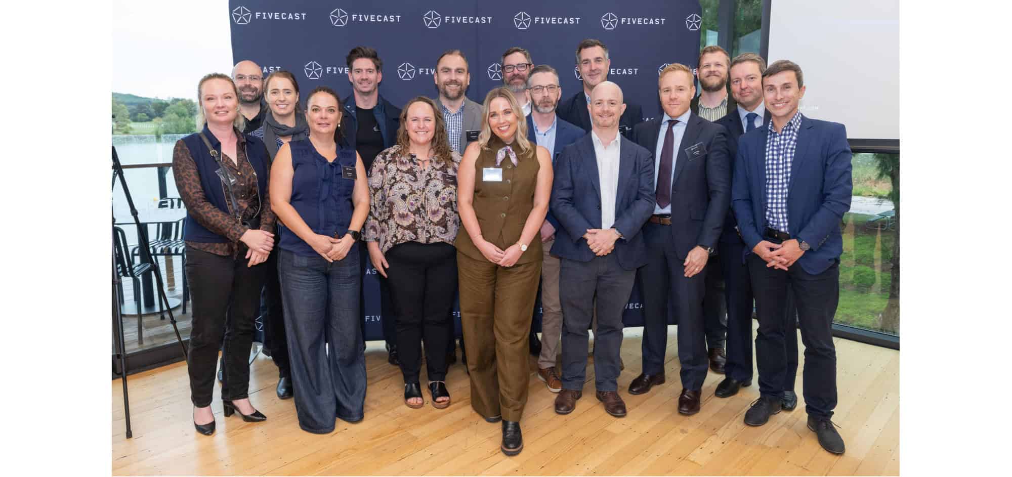Fivecast Team photo at the conclusion of the Community of Interest Event in Canberra, Australia.